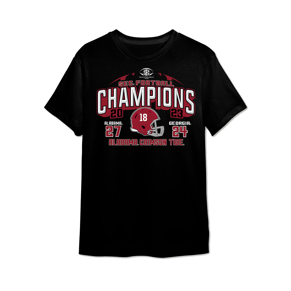 Alabama Crimson Tide Sec Champs 2023 Football Score 2724 TShirt